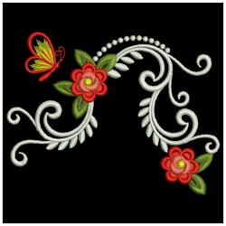 Fragrant Roses 06 machine embroidery designs