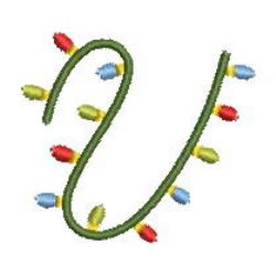 Christmas Alphabets 22 machine embroidery designs