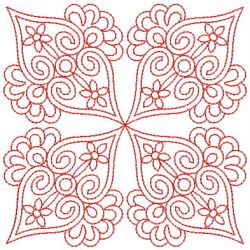 Elegant Redwork Quilts 01 machine embroidery designs