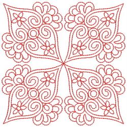 Elegant Redwork Quilts 01