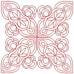 Elegant Redwork Quilts 10 machine embroidery designs