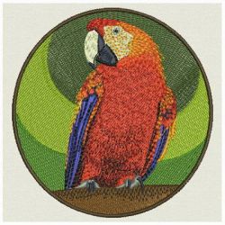 Gorgeous Parrots 01 machine embroidery designs