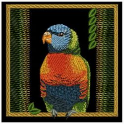 Gorgeous Parrots 05 machine embroidery designs