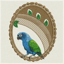 Gorgeous Parrots 06 machine embroidery designs