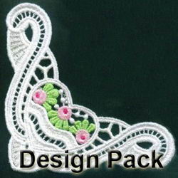 FSL Rose Border and Corner 1 machine embroidery designs