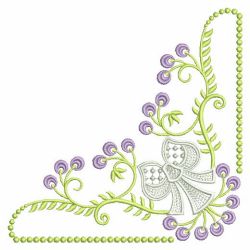 Elegant Flower Corners 03 machine embroidery designs