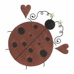 Country Ladybugs 09 machine embroidery designs