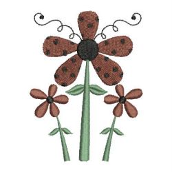 Country Ladybugs 12 machine embroidery designs