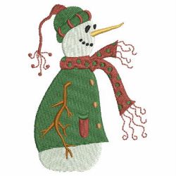 Country Snowman 01 machine embroidery designs