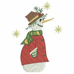 Country Snowman 02 machine embroidery designs