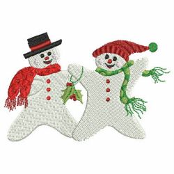 Country Snowman 08 machine embroidery designs