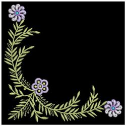 Gorgeous Floral Corner 04 machine embroidery designs