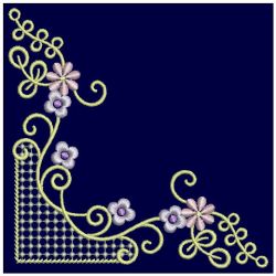 Gorgeous Floral Corner 08 machine embroidery designs