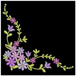Gorgeous Floral Corner 09 machine embroidery designs