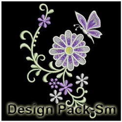 Dancing Butterfly machine embroidery designs
