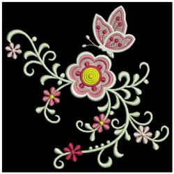 Dancing Butterfly 05 machine embroidery designs