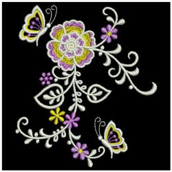 Dancing Butterfly 07 machine embroidery designs