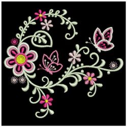 Dancing Butterfly 08 machine embroidery designs