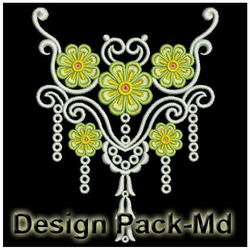 Decorative Necklines machine embroidery designs