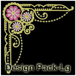 Decorative Corners machine embroidery designs