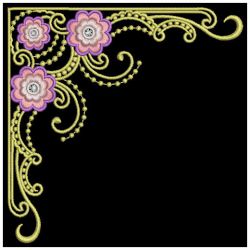 Decorative Corners 02 machine embroidery designs