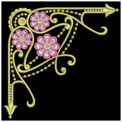 Decorative Corners 06 machine embroidery designs