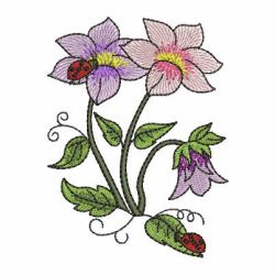 Colorful Flowers 1 05 machine embroidery designs