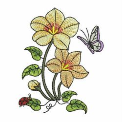 Colorful Flowers 1 08 machine embroidery designs