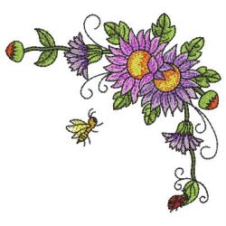 Colorful Flowers 2 05 machine embroidery designs