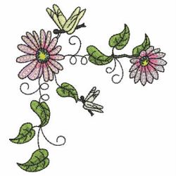Colorful Flowers 2 10 machine embroidery designs
