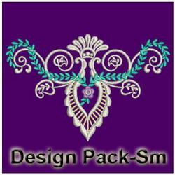 Elegant Flower Decor machine embroidery designs