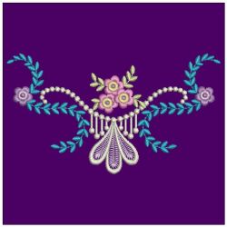 Elegant Flower Decor 06 machine embroidery designs