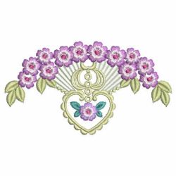 Heirloom Flower Decor 07 machine embroidery designs