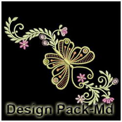 Fancy Butterfly Decor machine embroidery designs