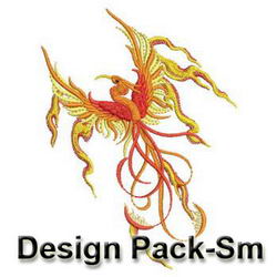 Burning Phoenix machine embroidery designs