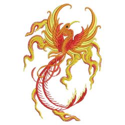 Burning Phoenix 01 machine embroidery designs