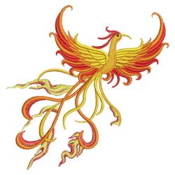 Burning Phoenix 04 machine embroidery designs