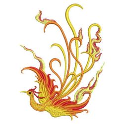 Burning Phoenix 07 machine embroidery designs