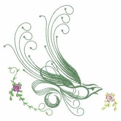 Colorful Birds 07 machine embroidery designs