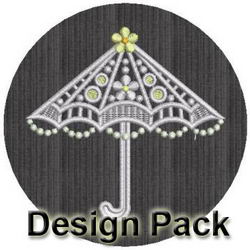 FSL Fancy Umbrella machine embroidery designs