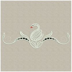 Heirloom Swan Cutworks 01 machine embroidery designs