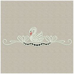 Heirloom Swan Cutworks 02 machine embroidery designs