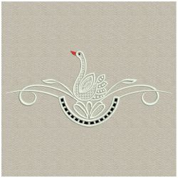 Heirloom Swan Cutworks 06 machine embroidery designs