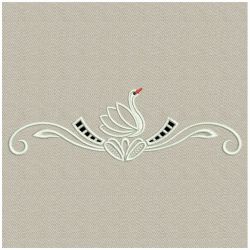 Heirloom Swan Cutworks 09 machine embroidery designs