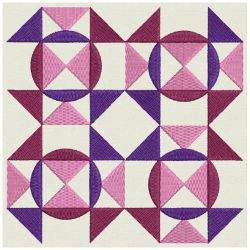Colorful Quilt Block 04 machine embroidery designs