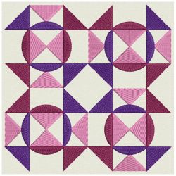 Colorful Quilt Block 04