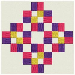 Colorful Quilt Block 06 machine embroidery designs