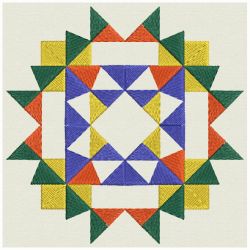 Colorful Quilt Block 07 machine embroidery designs