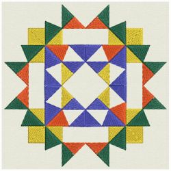 Colorful Quilt Block 07