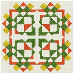Colorful Quilt Block 14 machine embroidery designs